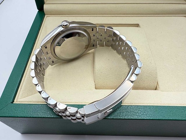 Rolex datejust 36 126234 | silver diamonds on 6&9 | jubilee | unworn | 2026 - afbeelding 1 van  6
