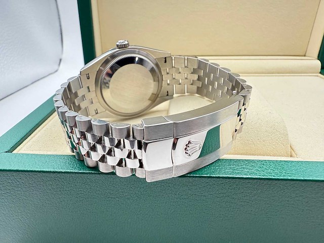Rolex datejust 36 126234 | silver diamonds on 6&9 | jubilee | unworn | 2026 - afbeelding 6 van  6
