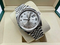 Rolex datejust 36 126234 | silver diamonds on 6&9 | jubilee | unworn | 2026 - afbeelding 5 van  11
