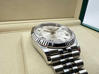 Rolex datejust 36 126234 | silver diamonds on 6&9 | jubilee | unworn | 2026 - afbeelding 10 van  11