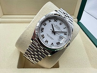 Rolex datejust 36 126234 | white roman | jubilee | 2026 | unworn - afbeelding 6 van  12