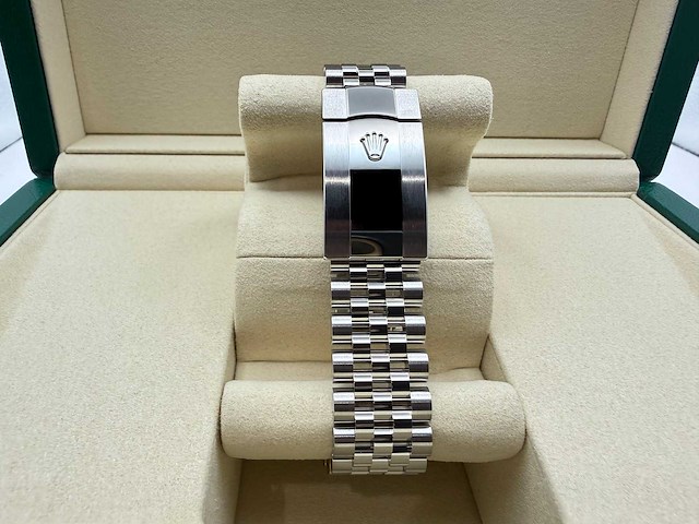 Rolex datejust 36 126234 | white roman | jubilee | 2026 | unworn - afbeelding 8 van  12