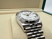 Rolex datejust 36 126234 | white roman | jubilee | 2026 | unworn - afbeelding 10 van  12