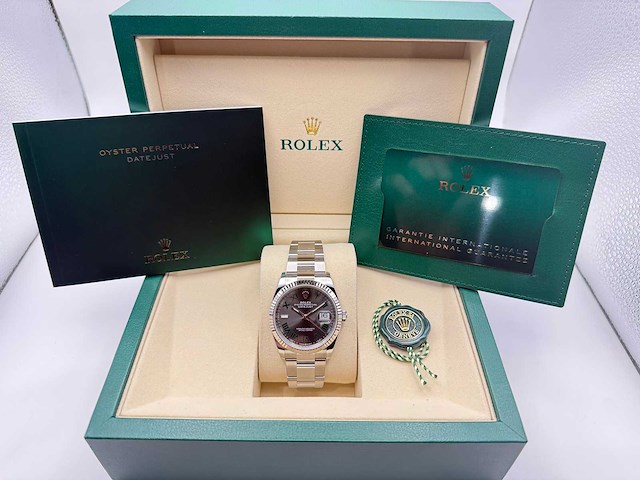 Rolex datejust 36 126234 | wimbledon | 2025 - afbeelding 3 van  11