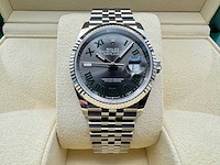 Rolex datejust 36 126234 | wimbledon dial | jubilee | 2026 | unworn - afbeelding 1 van  9