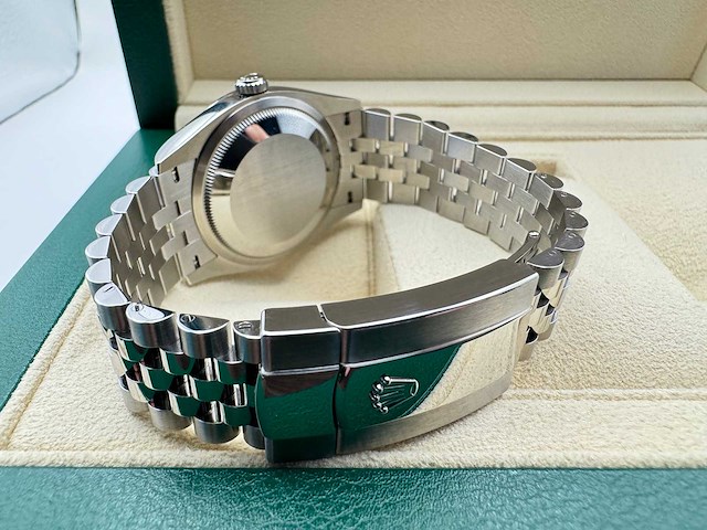 Rolex datejust 36 126234 | wimbledon dial | jubilee | 2026 | unworn - afbeelding 11 van  11