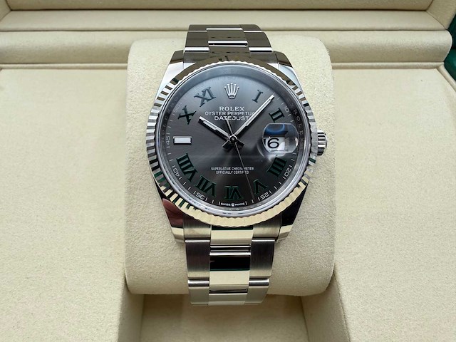 Rolex datejust 36 126234 | wimbledon dial | oyster | unworn | 2026 - afbeelding 1 van  12