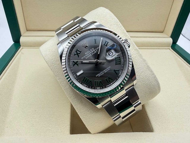 Rolex datejust 36 126234 | wimbledon dial | oyster | unworn | 2026 - afbeelding 5 van  12
