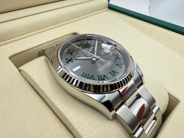 Rolex datejust 36 126234 | wimbledon dial | oyster | unworn | 2026 - afbeelding 11 van  12