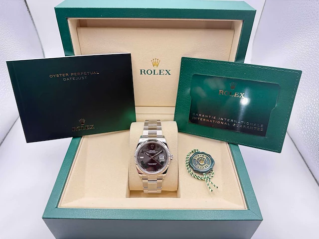 Rolex datejust 36 126234 | wimbledon dial | oyster | unworn | 2026 - afbeelding 4 van  12