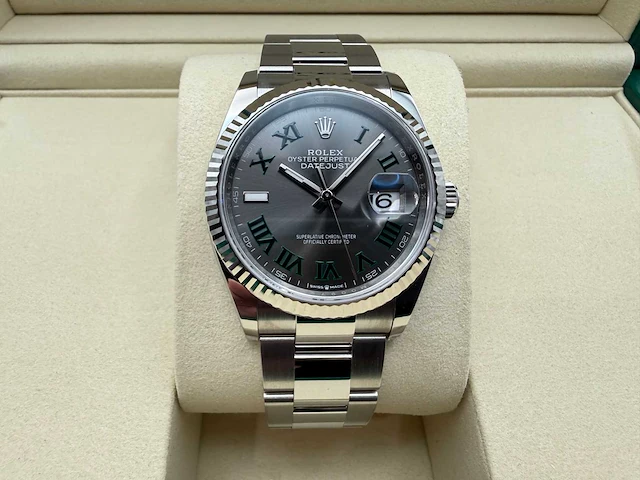 Rolex datejust 36 126234 | wimbledon dial | oyster | unworn | 2026 - afbeelding 1 van  12