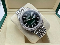 Rolex datejust 36 126284rbr | ombre green dial | jubilee | unworn | 2026 - afbeelding 5 van  12