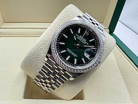 Rolex datejust 36 126284rbr | ombre green dial | jubilee | unworn | 2026 - afbeelding 6 van  12