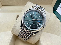 Rolex datejust 36 | mint green | 126234 | 2025 - afbeelding 4 van  10