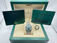 Rolex datejust 36 | mint green | 126234 | 2025 - afbeelding 2 van  10