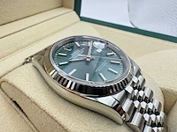 Rolex datejust 36 | mint green | 126234 | 2025 - afbeelding 9 van  10