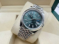 Rolex datejust 36 | mint green | 126234 | 2025 - afbeelding 4 van  10