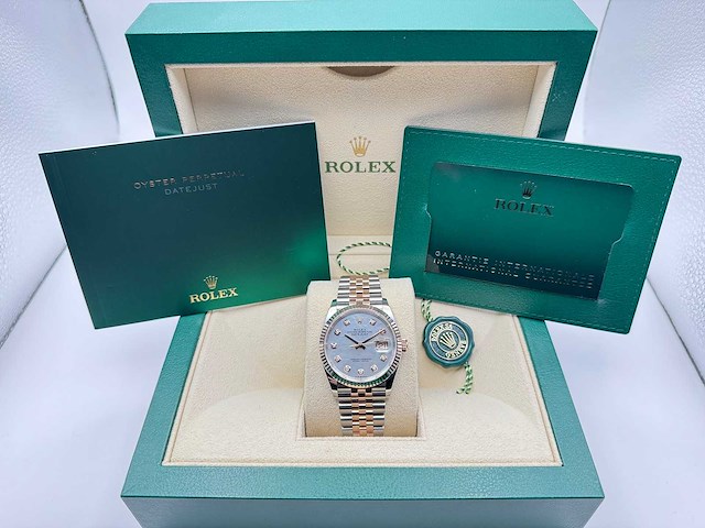 Rolex datejust 36 | mother of pearl diamonds | 126231 | 2026 - afbeelding 10 van  10