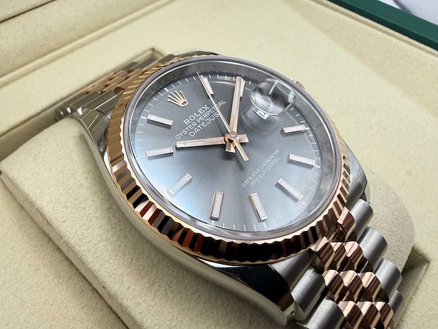 Rolex datejust 36 | rhodium | 126231 | 2026 - afbeelding 9 van  12