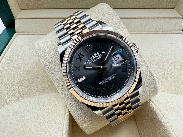 Rolex datejust 36 | wimbledon | 126231 | 2025 - afbeelding 1 van  12