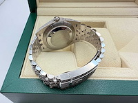 Rolex datejust 41 | 126300 | arabic | full "iced" out with natural diamonds | jubilee - afbeelding 2 van  12