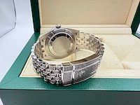 Rolex datejust 41 | 126300 | arabic | full "iced" out with natural diamonds | jubilee - afbeelding 12 van  12