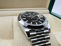 Rolex datejust 41 126300 | black dial | jubilee | unworn | 2026 - afbeelding 4 van  4