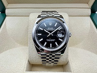 Rolex datejust 41 126300 | black dial | jubilee | unworn | 2026 - afbeelding 1 van  10