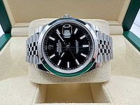Rolex datejust 41 126300 | black dial | jubilee | unworn | 2026 - afbeelding 6 van  10