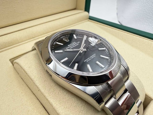 Rolex datejust 41 126300 | black dial | oyster | 2026 | unworn - afbeelding 12 van  12