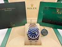 Rolex datejust 41 126300 | blue dial | oyster | unworn | 2026 - afbeelding 3 van  12