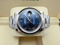 Rolex datejust 41 126300 | blue roman dial | unworn | 2026 - afbeelding 6 van  11