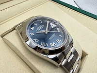 Rolex datejust 41 126300 | blue roman dial | unworn | 2026 - afbeelding 10 van  11