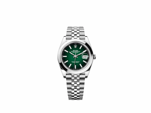 Rolex datejust 41 126300 | green ombre dial | jubilee | unworn | 2026 - afbeelding 1 van  1