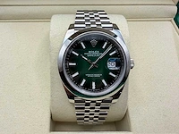 Rolex datejust 41 126300 | green ombre dial | jubilee | unworn | 2026