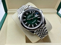 Rolex datejust 41 126300 | green ombre dial | jubilee | unworn | 2026 - afbeelding 2 van  12