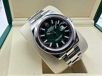 Rolex datejust 41 126300 | green ombre dial | unworn | 2026 - afbeelding 4 van  11