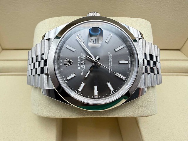 Rolex datejust 41 | 126300 | jubilee | 2025 | full set - afbeelding 7 van  12