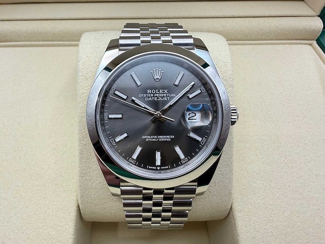 Rolex datejust 41 | 126300 | jubilee | 2025 | full set - afbeelding 5 van  12