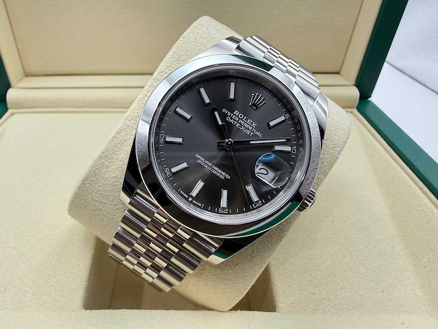 Rolex datejust 41 | 126300 | jubilee | 2025 | full set - afbeelding 6 van  12