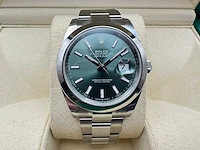 Rolex datejust 41 126300 | mint green dial | unworn | 2026