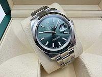 Rolex datejust 41 126300 | mint green dial | unworn | 2026 - afbeelding 5 van  12