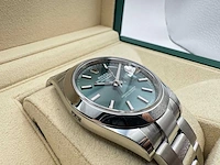 Rolex datejust 41 126300 | mint green dial | unworn | 2026 - afbeelding 11 van  12