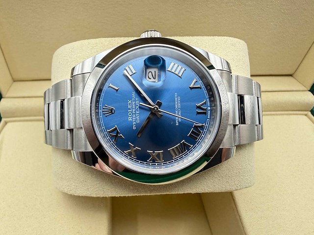 Rolex datejust 41 126300 | oyster | azzuro | full set | 2026 - afbeelding 5 van  12