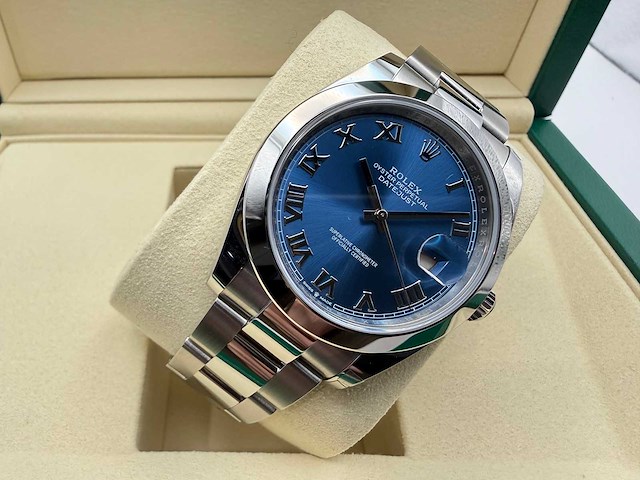 Rolex datejust 41 126300 | oyster | azzuro | full set | 2026 - afbeelding 5 van  11