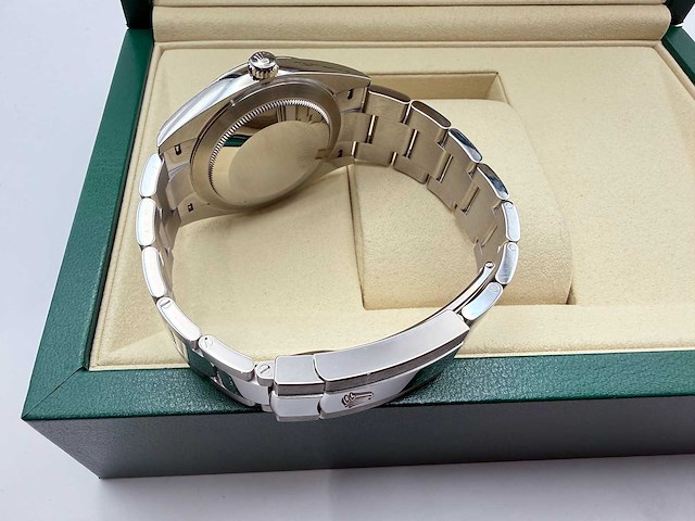 Rolex datejust 41 126300 | oyster | azzuro | full set - afbeelding 10 van  12