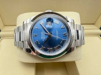 Rolex datejust 41 126300 | oyster | azzuro | full set - afbeelding 4 van  12