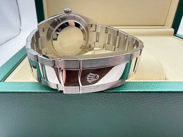 Rolex datejust 41 126300 | oyster | azzuro | full set - afbeelding 9 van  12
