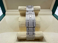 Rolex datejust 41 | 126300 | oyster | full "iced" out with natural diamonds | rainbow stick dial - afbeelding 6 van  12