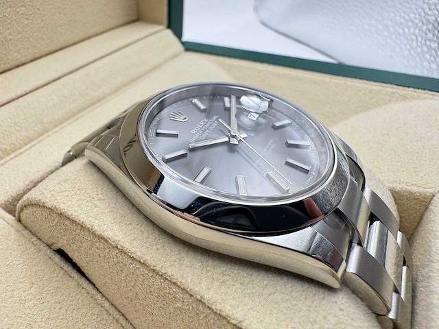 Rolex datejust 41 126300 | rhodium dial | 2025 - afbeelding 10 van  12